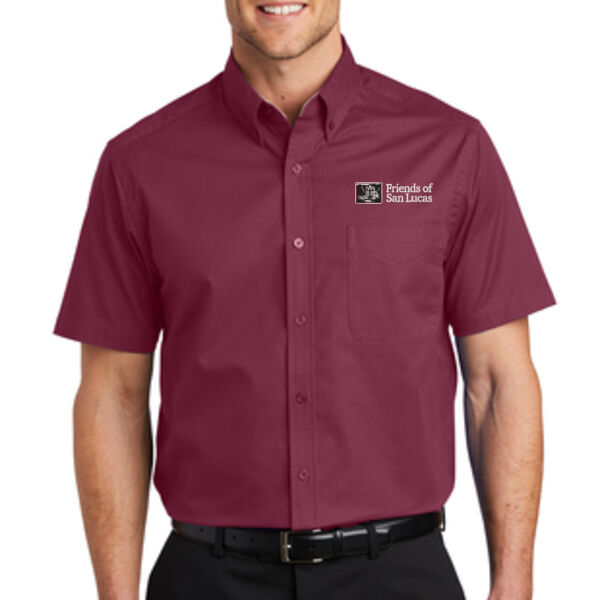 Port Authority® Short Sleeve Easy Care Shirt - Embroidered Logo Thumbnail