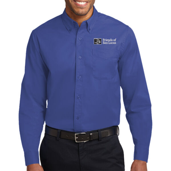 Port Authority® Long Sleeve Easy Care Shirt - Embroidered Logo Thumbnail