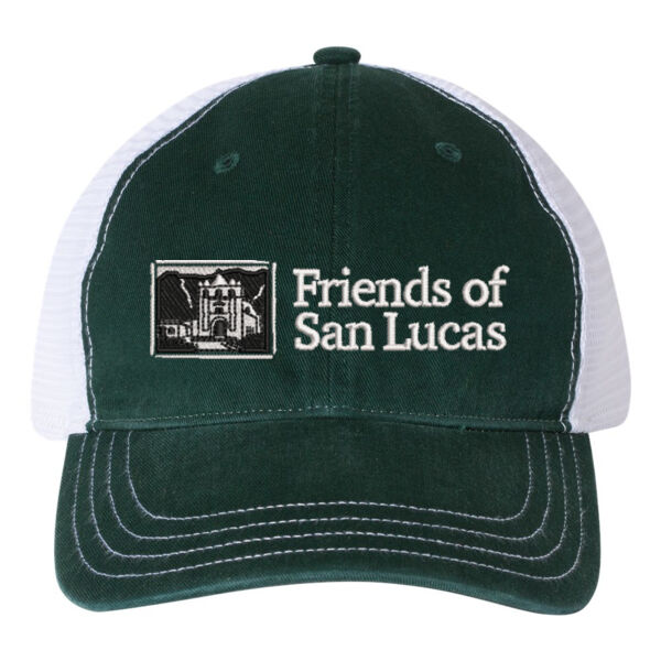 Richardson Garment Washed Trucker Hat - Embroidered Logo Thumbnail