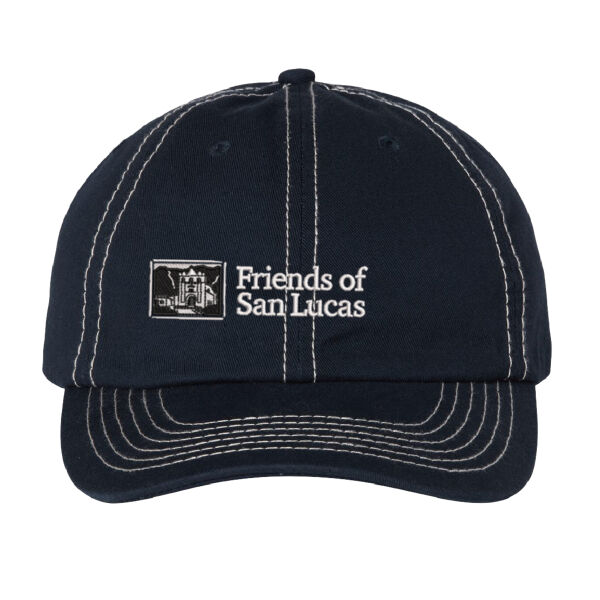 Valucap Adult BioWashed Classic Dads Cap - Embroidered Logo Thumbnail