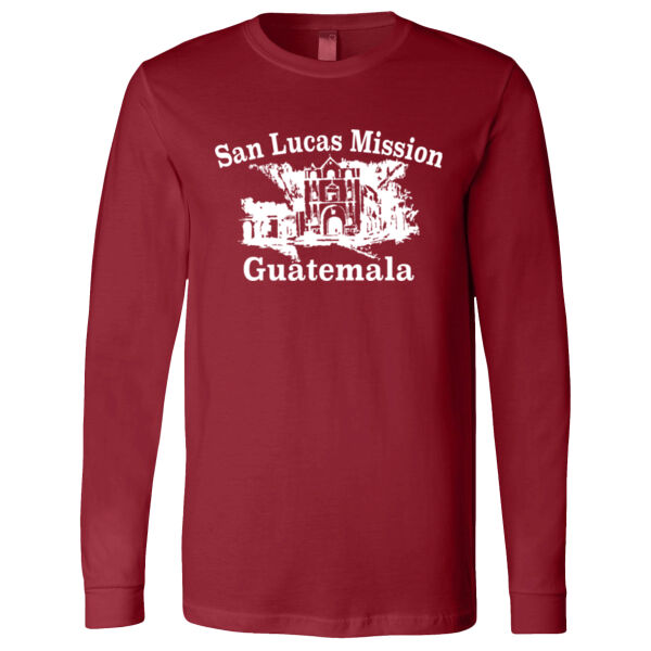 Bella & Canvas Unisex Jersey Long Sleeve Tee - Printed Logo Thumbnail