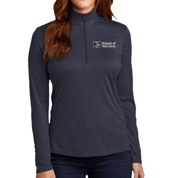 Sport-Tek Ladies Endeavor 1/4 Zip Pullover - Embroidered Logo Thumbnail