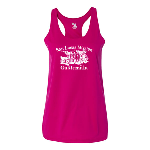 Badger - Women’s B-Core Racerback Tank Top - Screen Print Logo Thumbnail