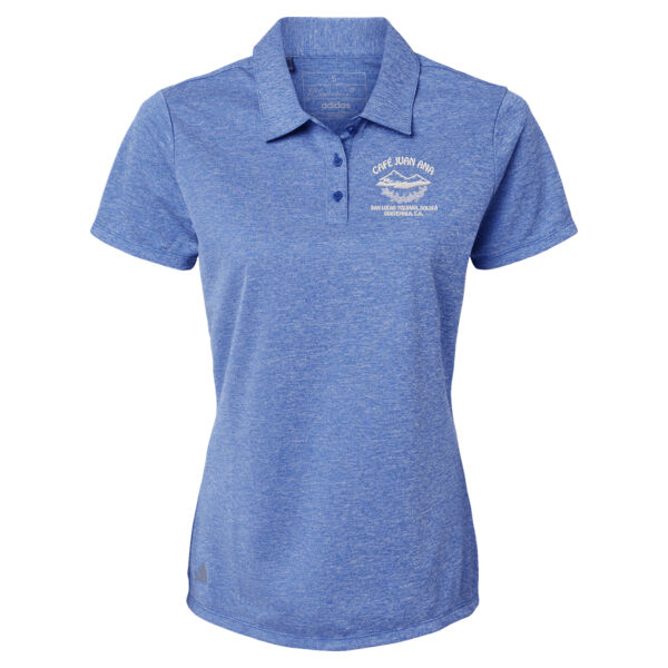 Adidas - Women's Heathered Polo - Embroidered Logo Thumbnail