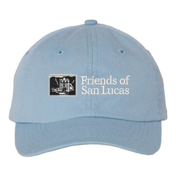 Valucap - Small Fit Bio-Washed Dad Hat - Embroidered Logo Thumbnail