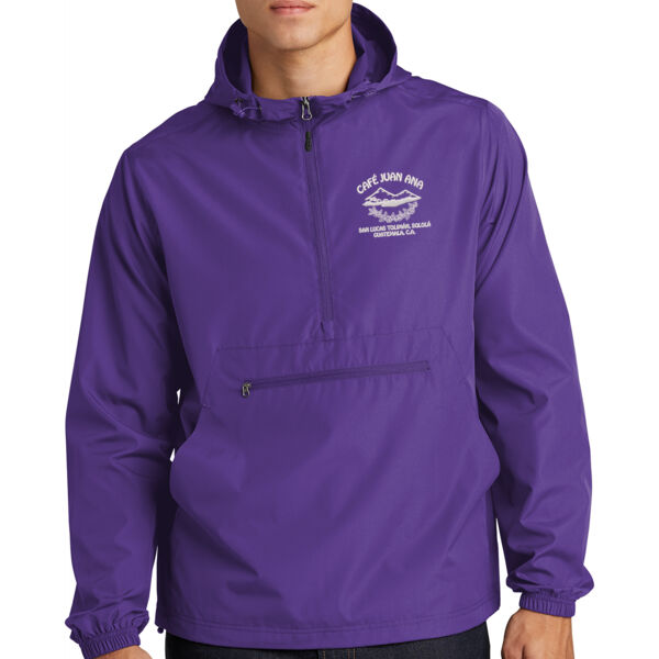 Sport-Tek ® Packable Anorak - Embroidered Logo Thumbnail