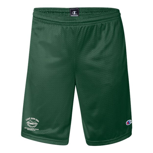 Polyester Mesh 9" Shorts with Pockets - Embroidered Logo Thumbnail