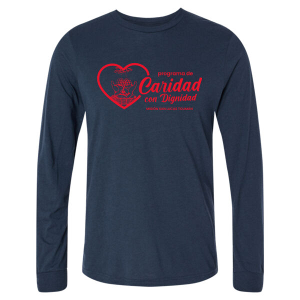 BELLA + CANVAS - Triblend Long Sleeve Tee - Printed Logo Thumbnail