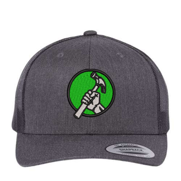 YP Classics - Retro Trucker Cap - Embroidered Logo Thumbnail