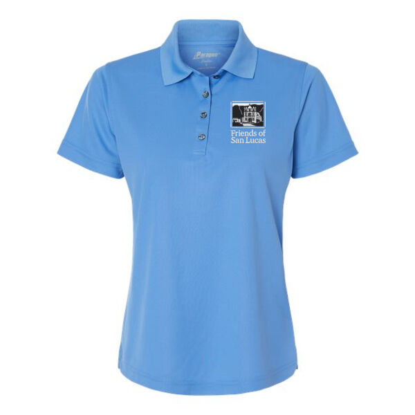 Paragon - Women's Saratoga Performance Mini Mesh Polo - Embroidered Logo Thumbnail
